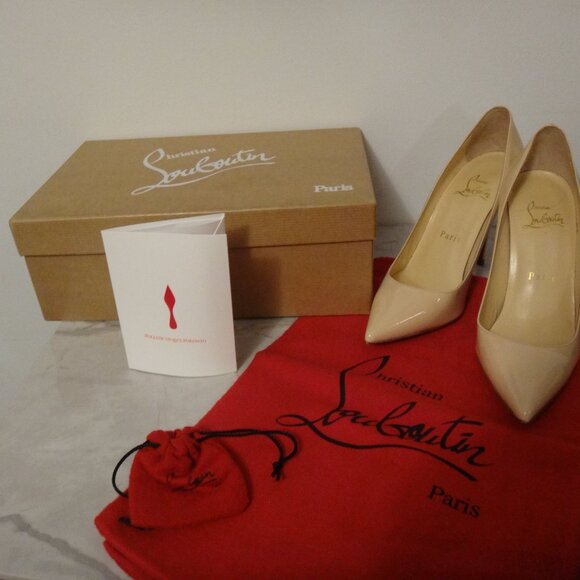 Christian Louboutin patent leather mid heel - Picture 2 of 5